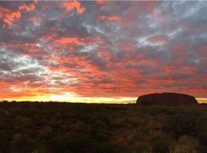 Uluru at sunrise