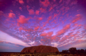 Uluru at sunset