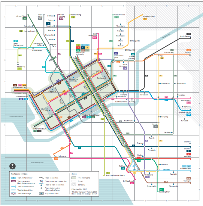 trams network