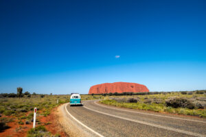 The road to Uluru