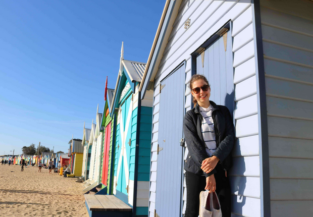 Brighton beach- travelling by yourself Melbourne