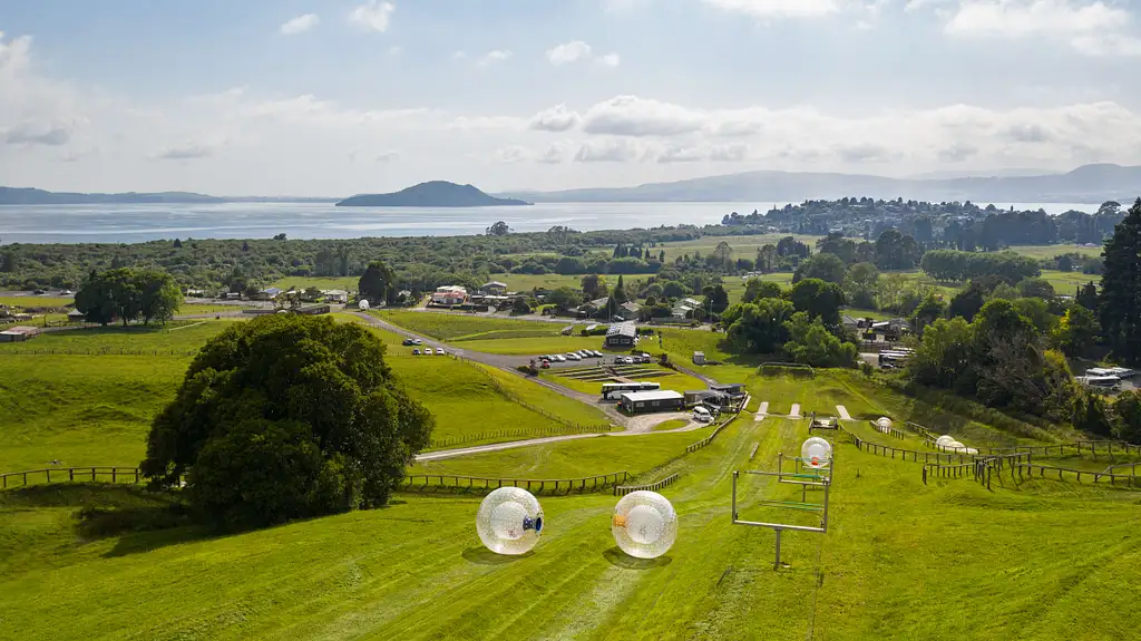 Zorb Rotorua - Straight Track