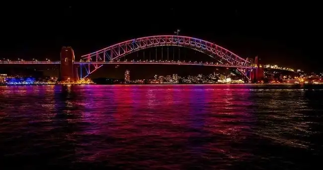 Vivid Sydney Harbour Cruise: Departing Darling Harbour