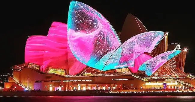 Vivid Sydney Harbour Cruise: Departing Darling Harbour