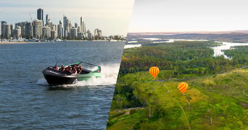 Hot Air Balloon & FREE Arro Jetboat included | Gold Coast