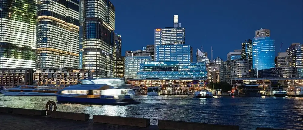 Vivid Sydney Harbour Cruise: Departing Darling Harbour