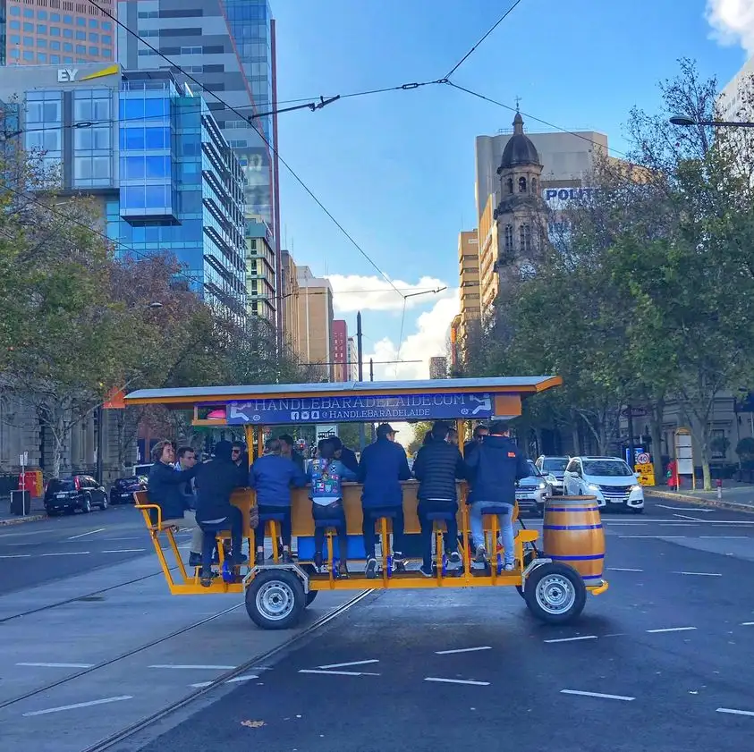 Adelaide Pedal Bus Progressive Dinner Tour