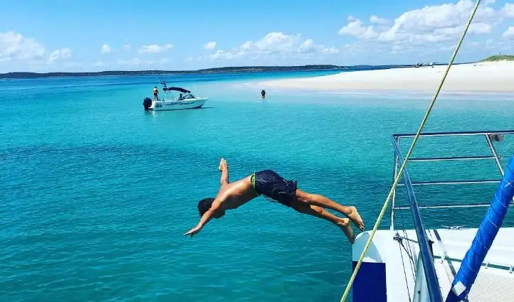 K'Gari (Fraser Island) Eco-Sailing Dolphin Adventure - Departing Hervey Bay