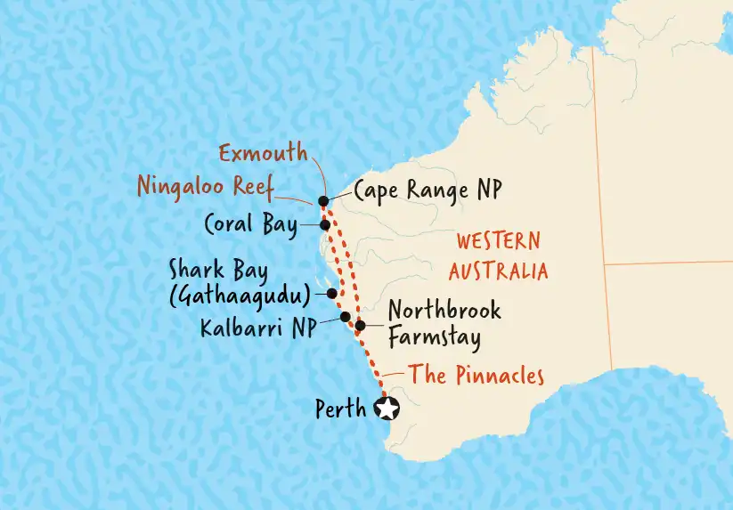 7 Day Perth to Exmouth & Return | Adventure Tours Australia