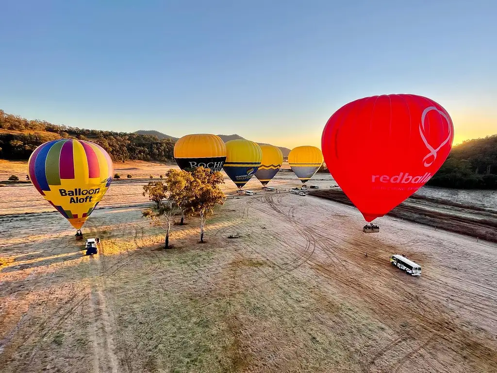 Hot Air Balloon Flight at Sunrise