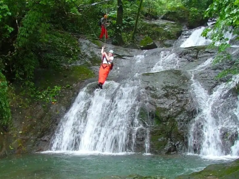 Zip Line Tour over 11 Waterfalls from Puntarenas