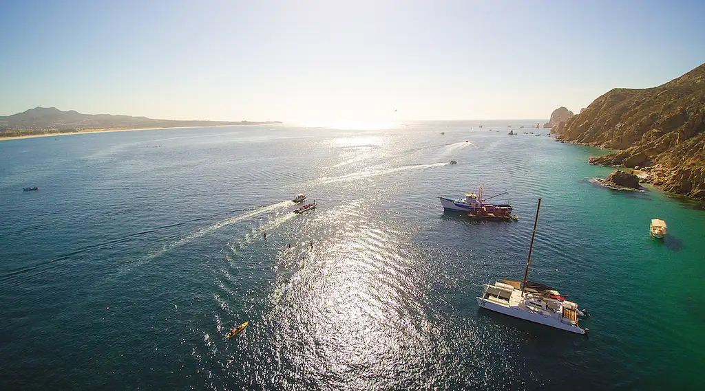 SUP At The Arch Of Cabo San Lucas