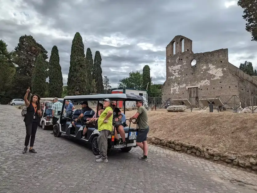 Rome Appian Way Golf Cart Charter Ride with Driver