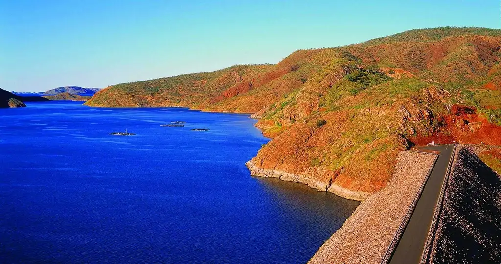 Ord River Discoverer with Sunset