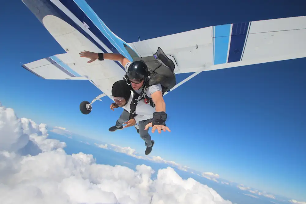 Waikato Tandem Skydive - Choose from 7,500 ft or 9,000 ft Or 13,000 ft