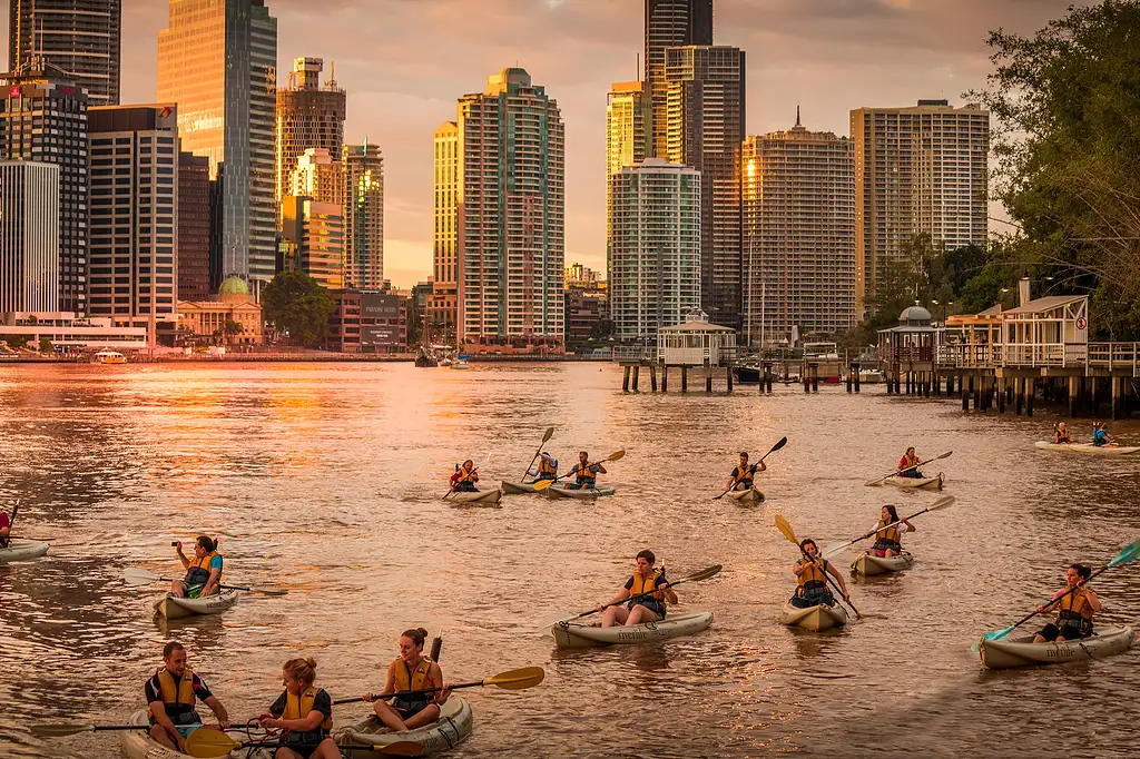 Brisbane City Twilight Kayak Adventure