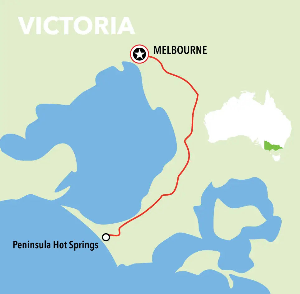 Peninsula Hot Springs With Transport From Melbourne