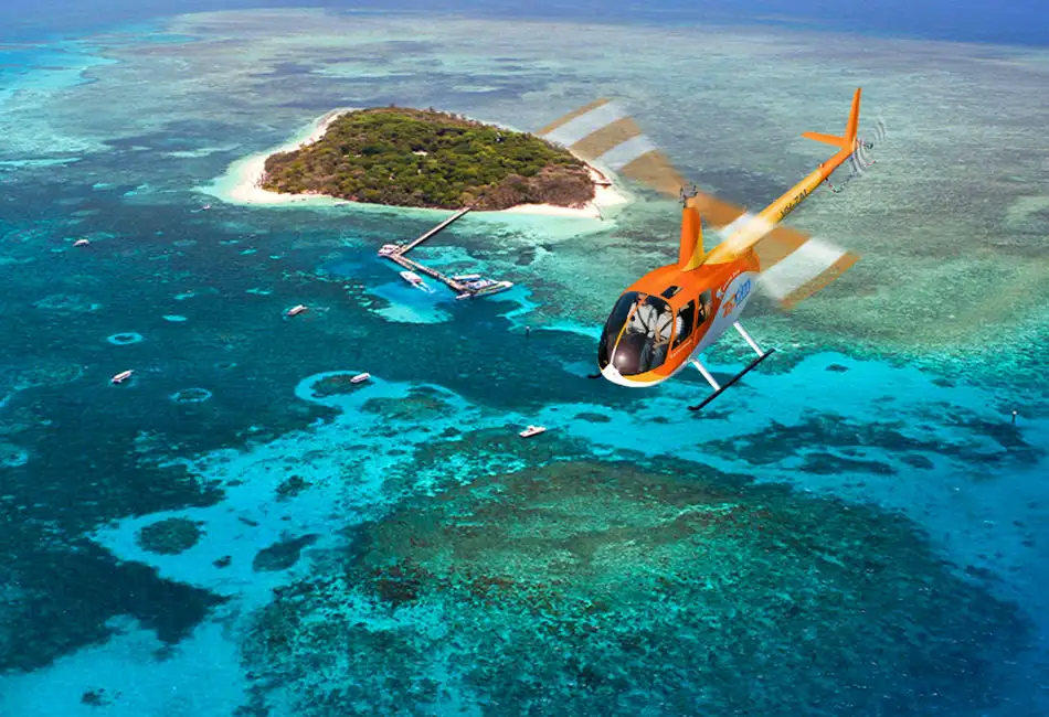 Inner Great Barrier Reef Explorer | 30 Minute Helicopter Flight