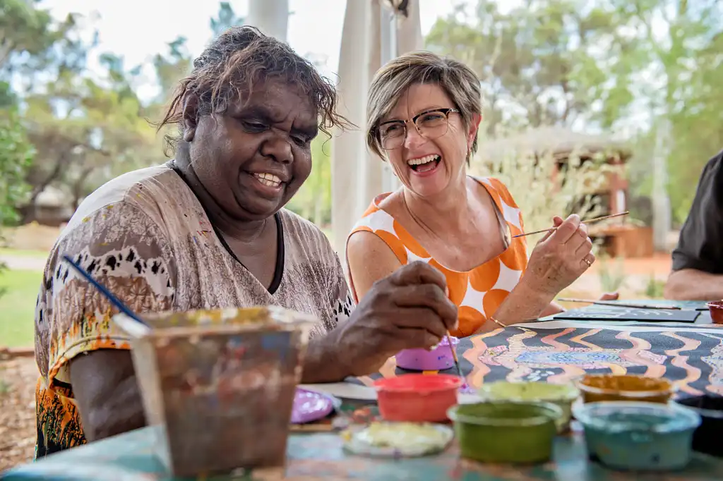 Dot Painting Workshop in Uluru