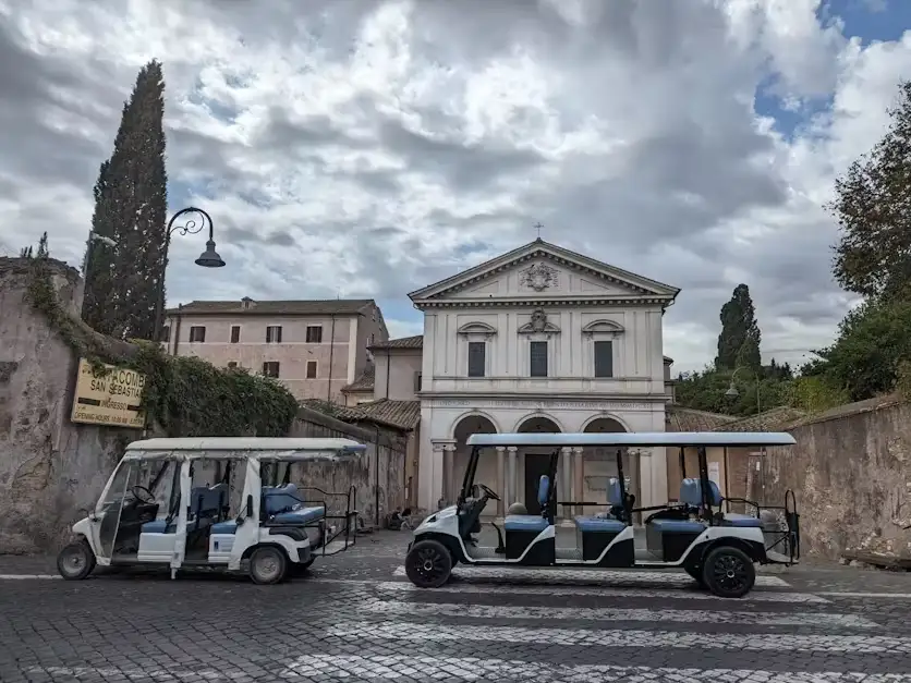 Rome Appian Way Golf Cart Charter Ride with Driver