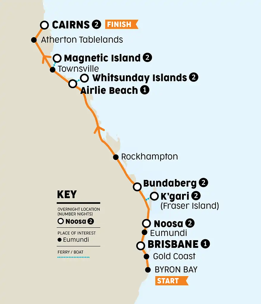 15 Day Byron Bay to Cairns Tour (Roo) | Stray