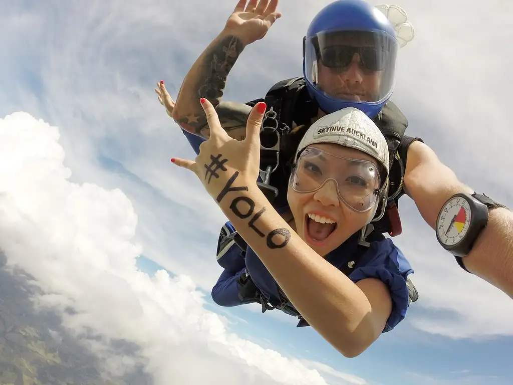 Auckland Tandem Skydive 18000ft, 16000ft, 13000ft