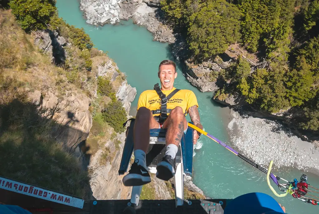 Shotover Canyon Swing Queenstown