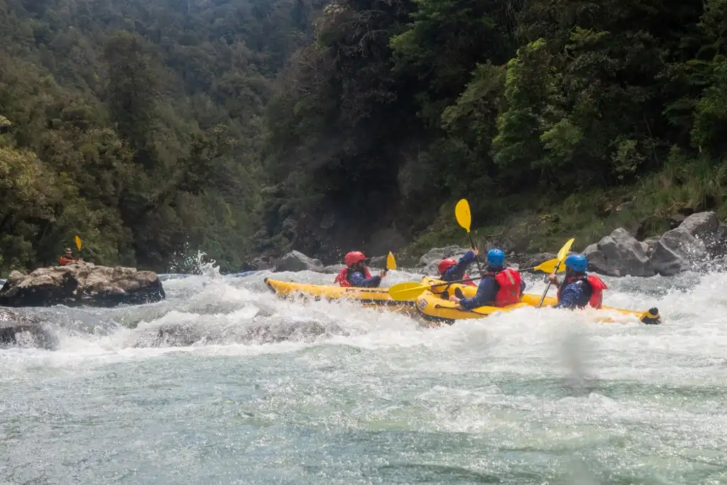 Helicopter Access Waiohine Gorge Whitewater Rafting