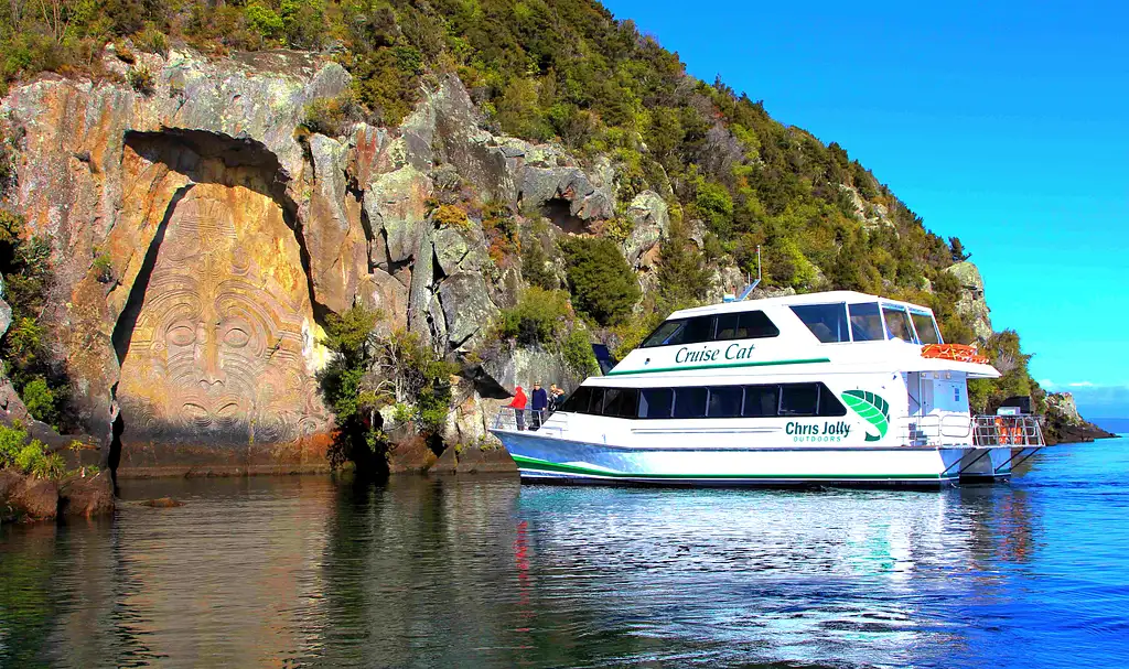 Ngātoroirangi Māori Rock Carvings Boat Cruise (Variety of times)