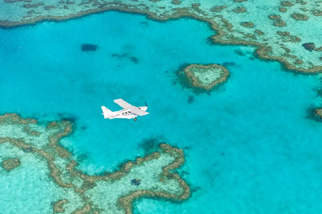 Whitsundays Heart Reef Scenic Flight From Airlie Beach - 1 hour