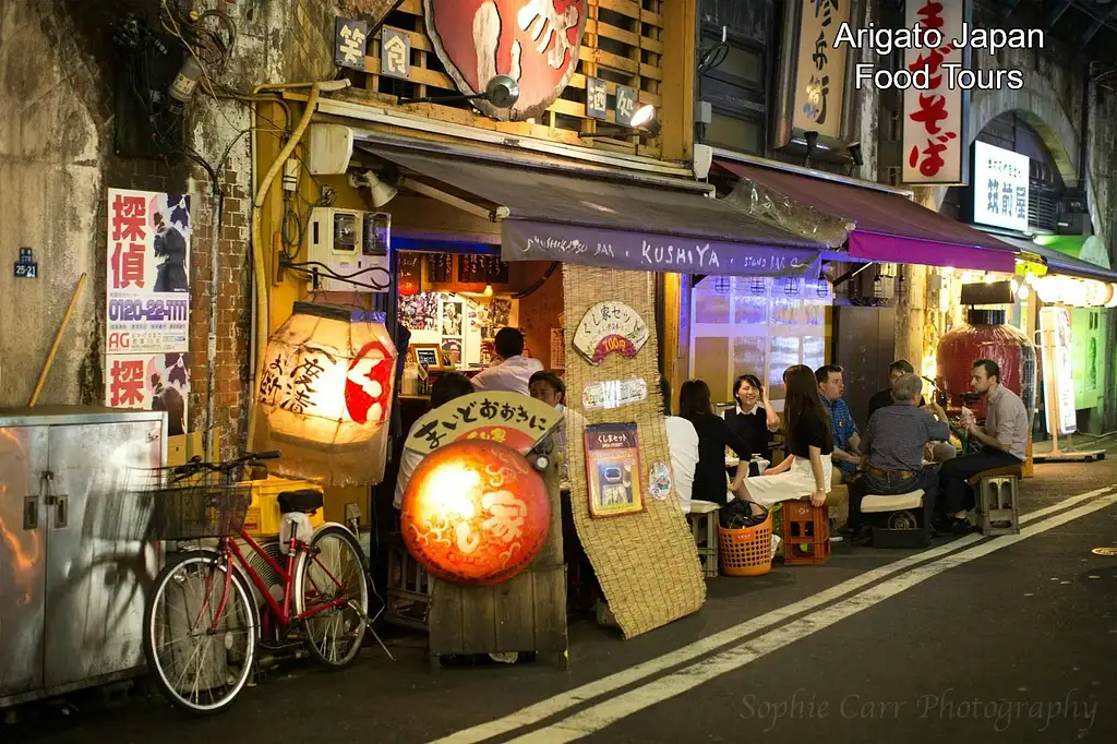 3-hour Guided Food Tour of Shinbashi's Hidden Gems In Tokyo