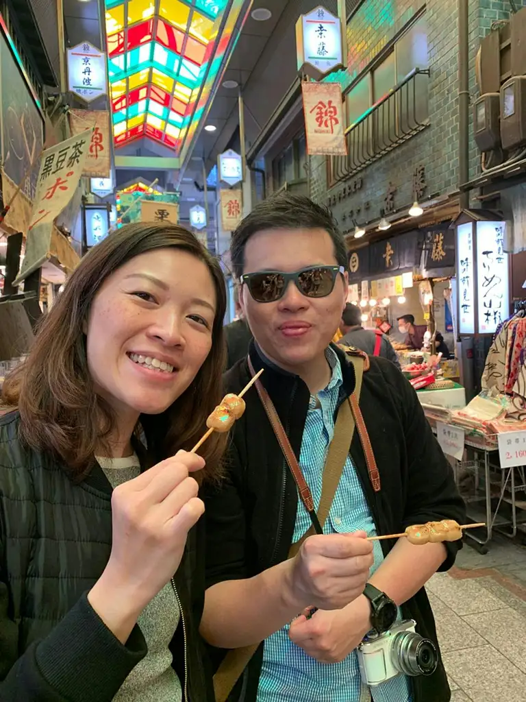 Nishiki Market Breakfast Walking Food Tour