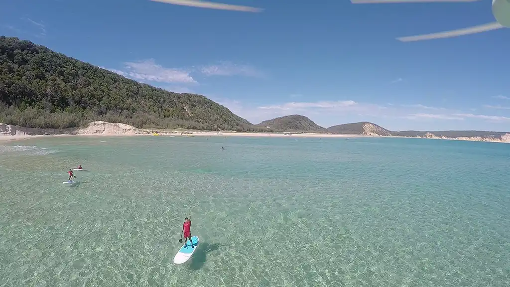 Double Island SUP Lesson - Rainbow Beach