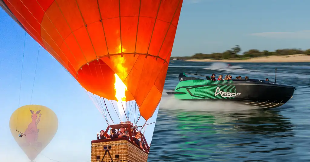 Hot Air Balloon & FREE Arro Jetboat included | Gold Coast