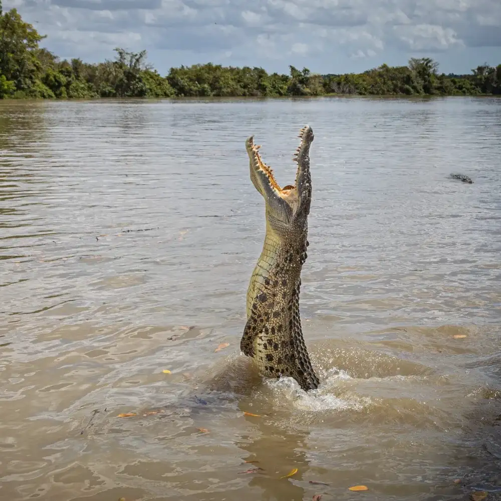 The Croc Bus to the Famous Jumping Crocodile Cruise