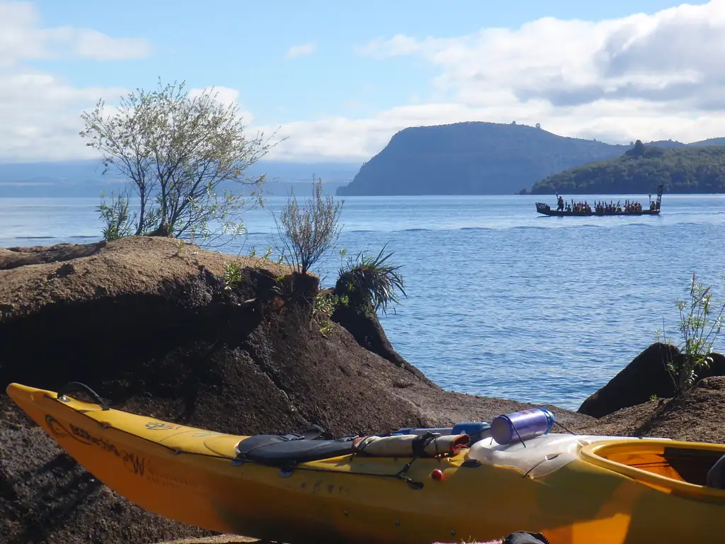 Maori Rock Carving Kayak Tour - Half Day