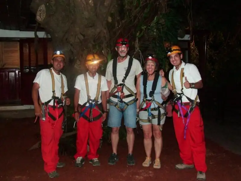 Night Canopy Tour and Superman Zip Line from Puntarenas