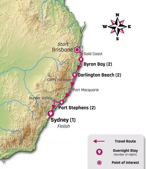 8 Day Brisbane to Sydney Tour (Galah) | Stray