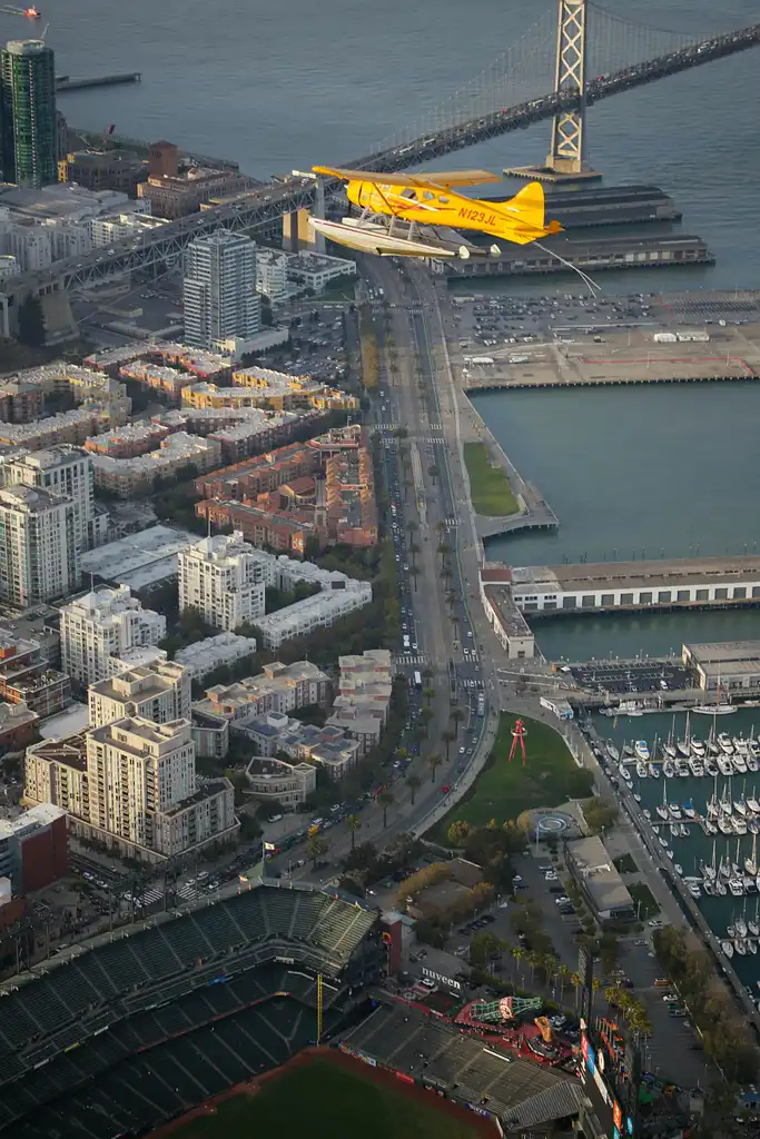 Alcatraz and City Sites Scenic Flight Tour