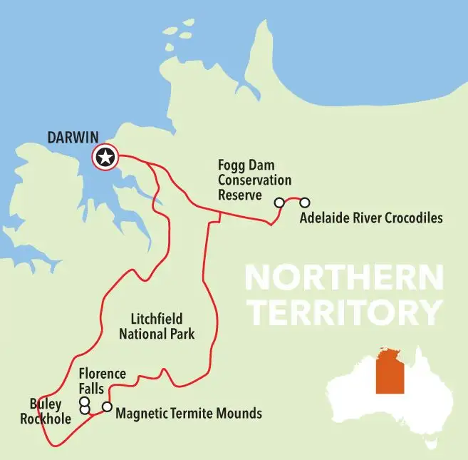 Litchfield National Park Tour | From Darwin (with Croc Cruise option)