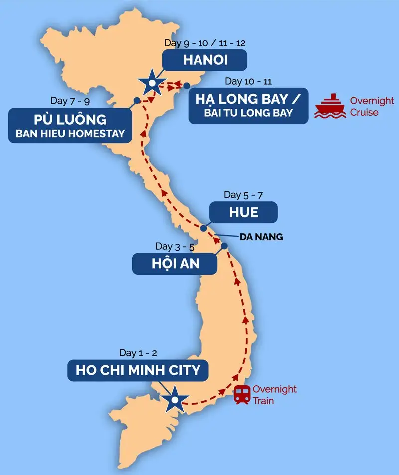 12 Day Vietnam Classic Ho Chi Minh to Hanoi Tour | One Life Adventures