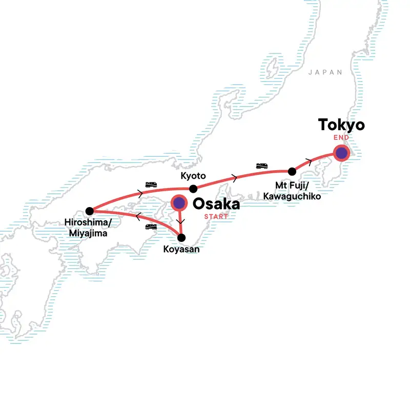 9 Day Japan Express Tour - Osaka to Tokyo | G Adventures