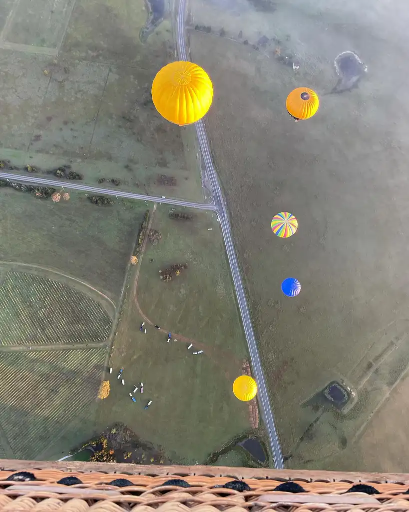 Hot Air Balloon Flight at Sunrise