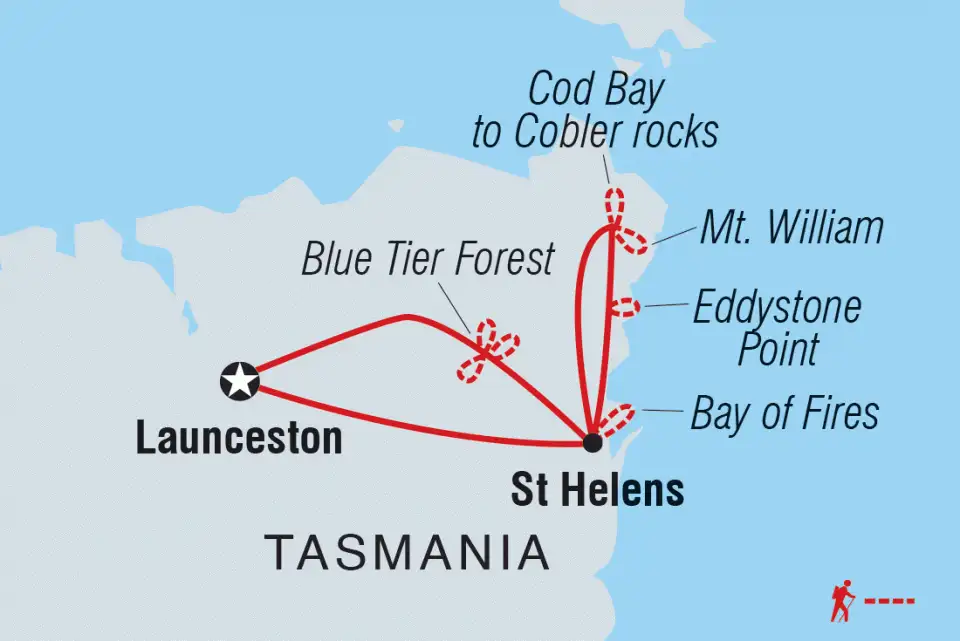 5 Day Bay Of Fires Walking Tour