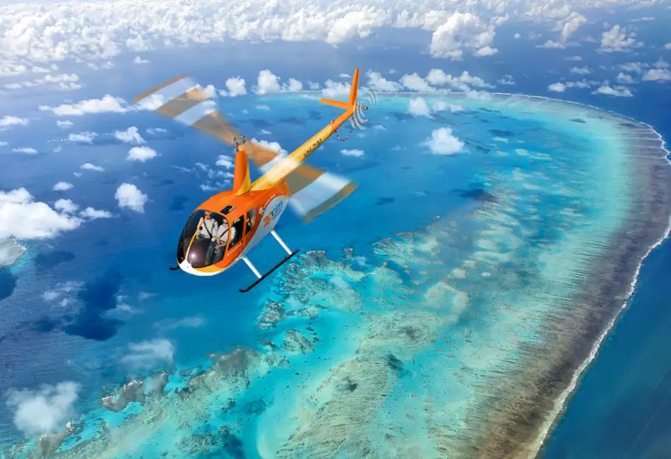 Outer Great Barrier Reef Helicopter Flight | 40 Minutes