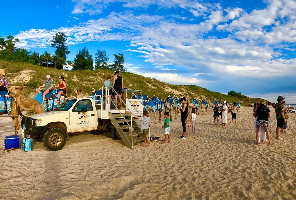 Pre-Sunset Broome Camel Tour