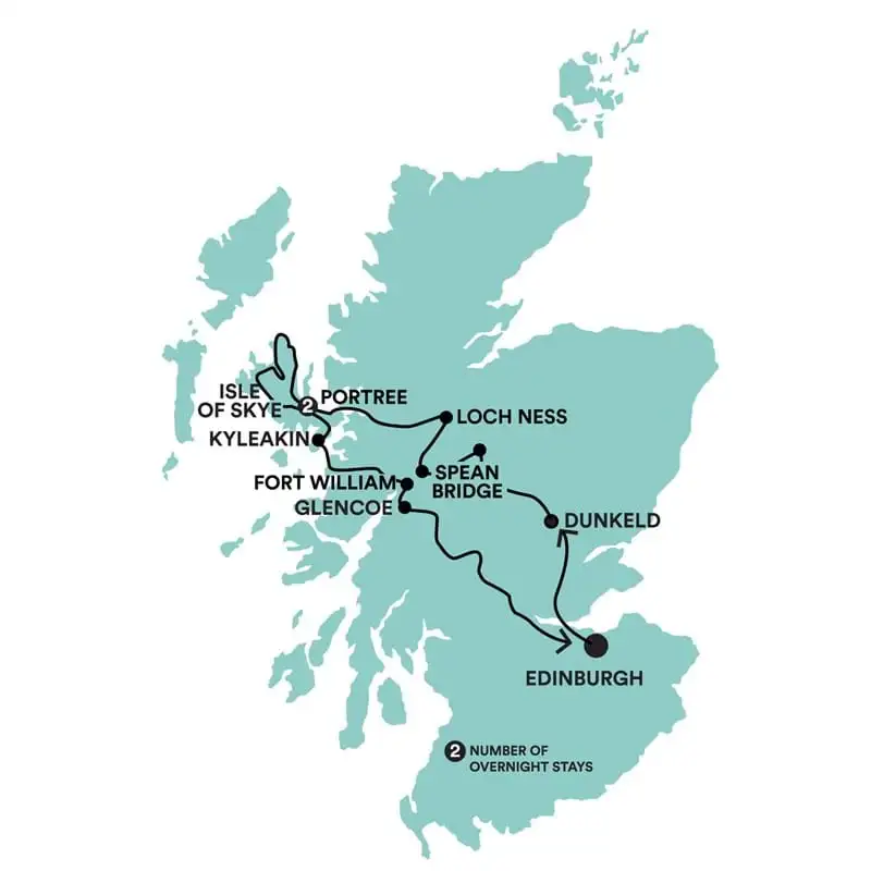 3-Day Skye High Tour | Edinburgh to Edinburgh | Haggis Adventures