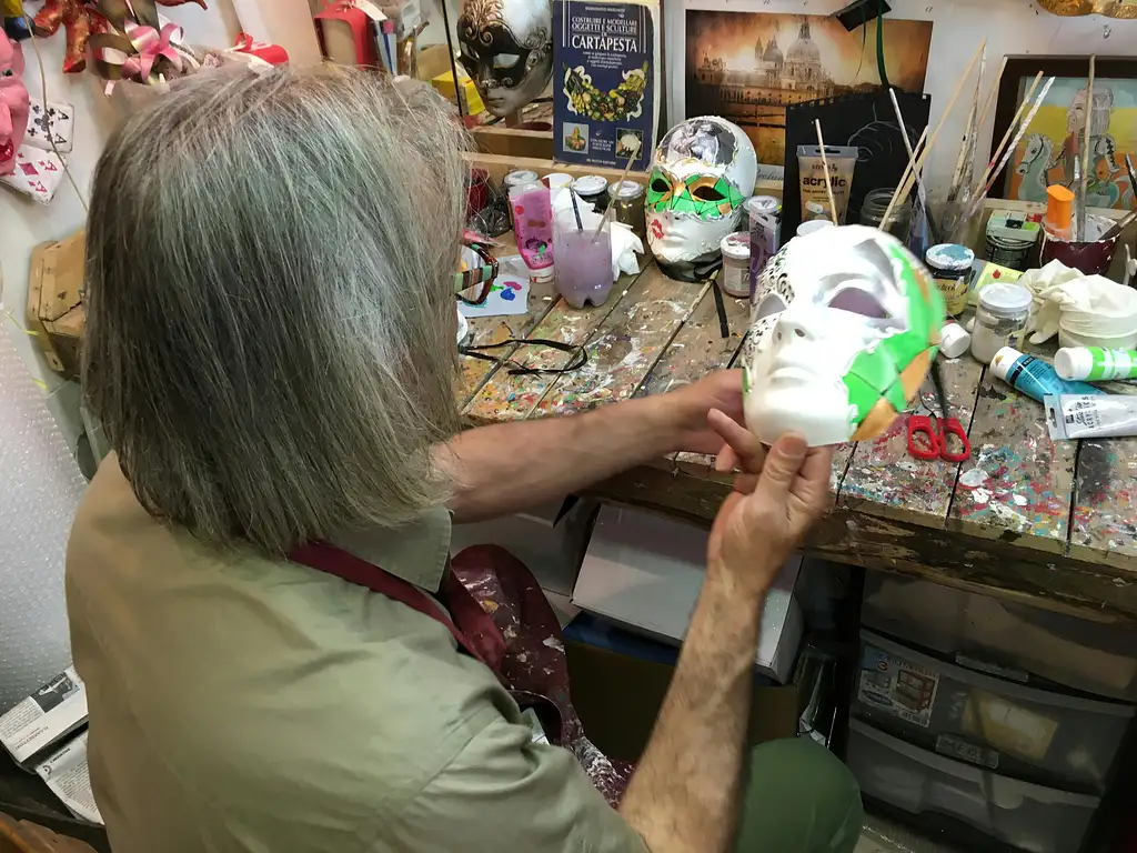 Venice Carnival Mask Workshop In St. Mark's Area