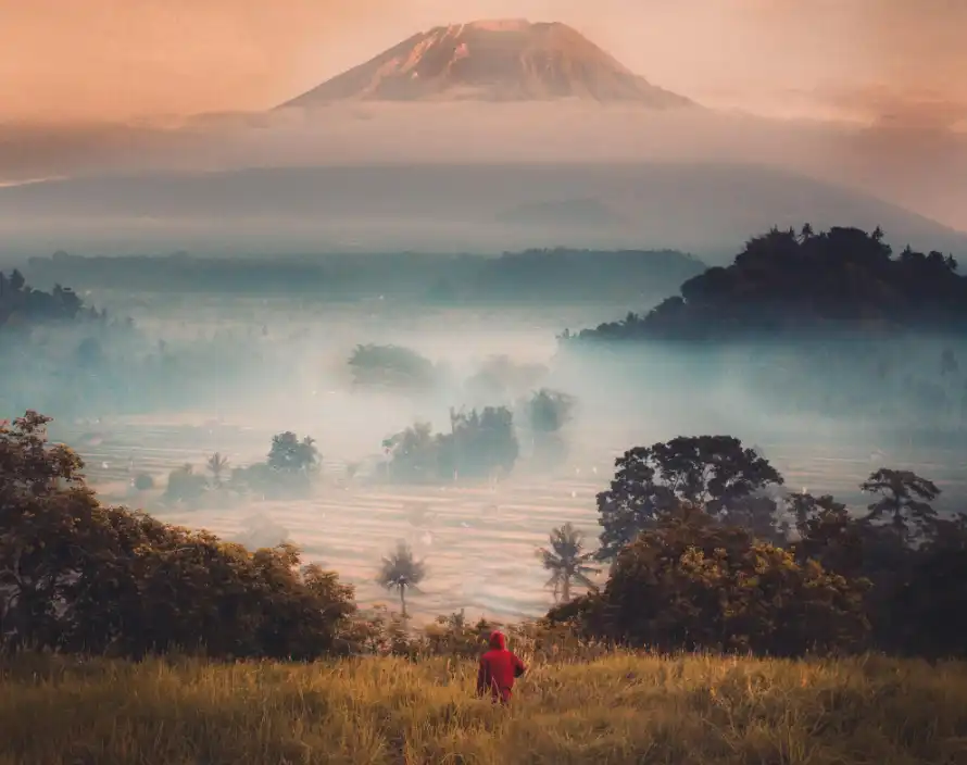 Sunrise Mount Batur Trekking & Hidden Waterfall (Min 2 people)