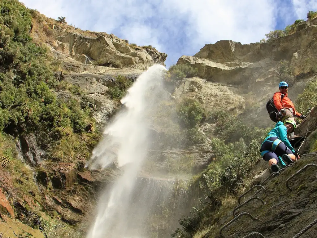 Lord of the Rungs Waterfall Climb from Wanaka | Level 3